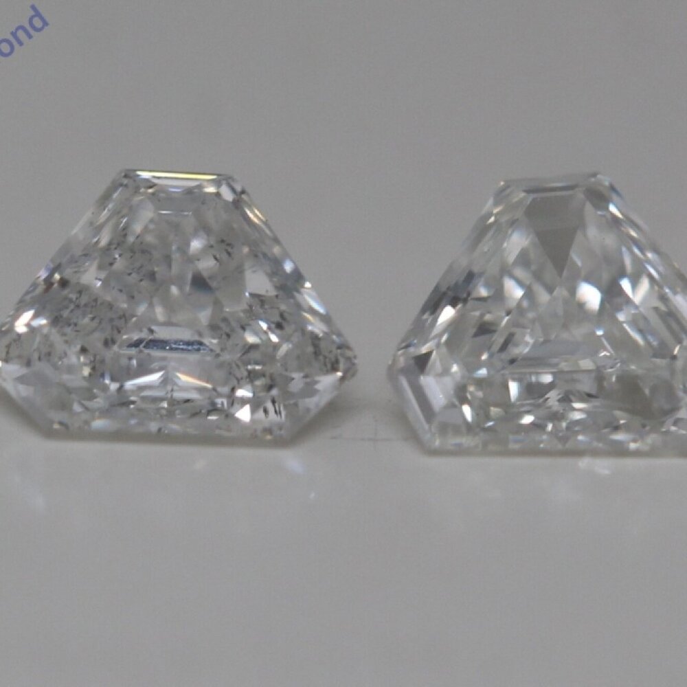 A Pair Of Calf Natural Mined Loose Diamonds (0.72 Ct I Vs2) C52000005